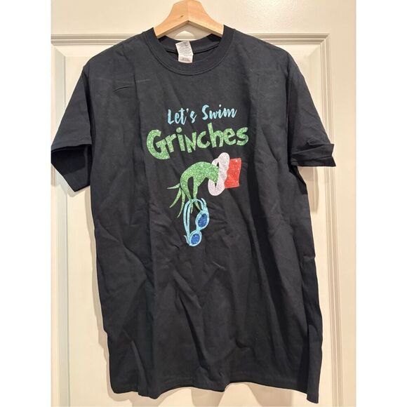 Lets Swim Grinches T-shirt size Medium - Picture 1 of 2